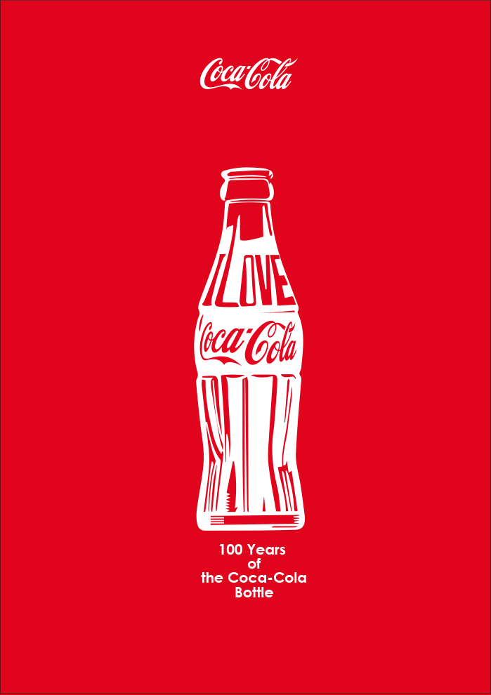 celebrating 100 years of the coca-cola bottle, poster design by Steven Soong